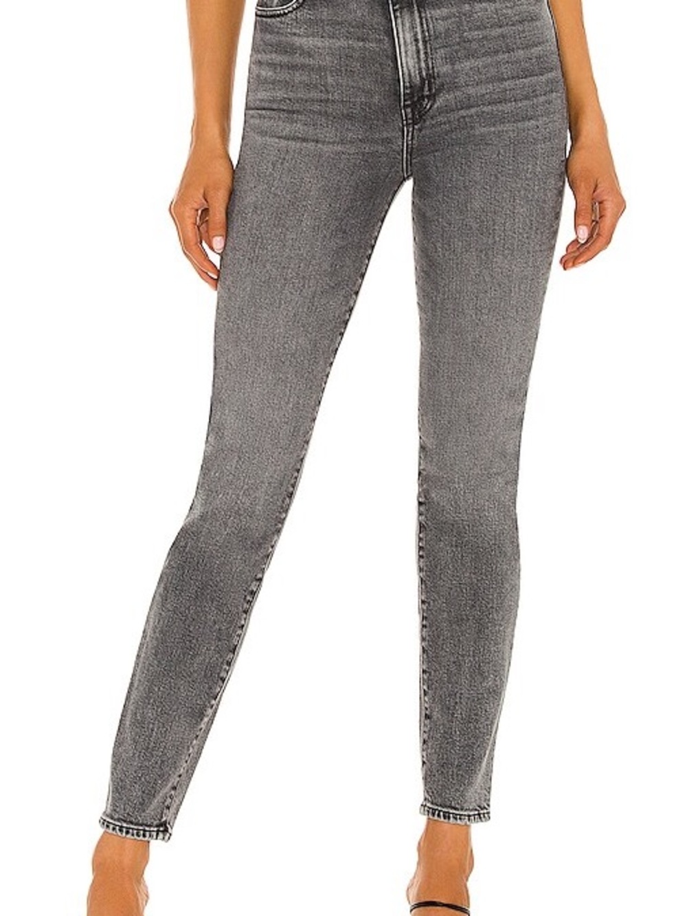 SLVRLAKE Beatnik, wash Harvest Moon High-Rise Grey Skinny Jeans for Women